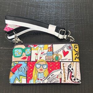 Brighton Colorful Graphic Crossbody Bag